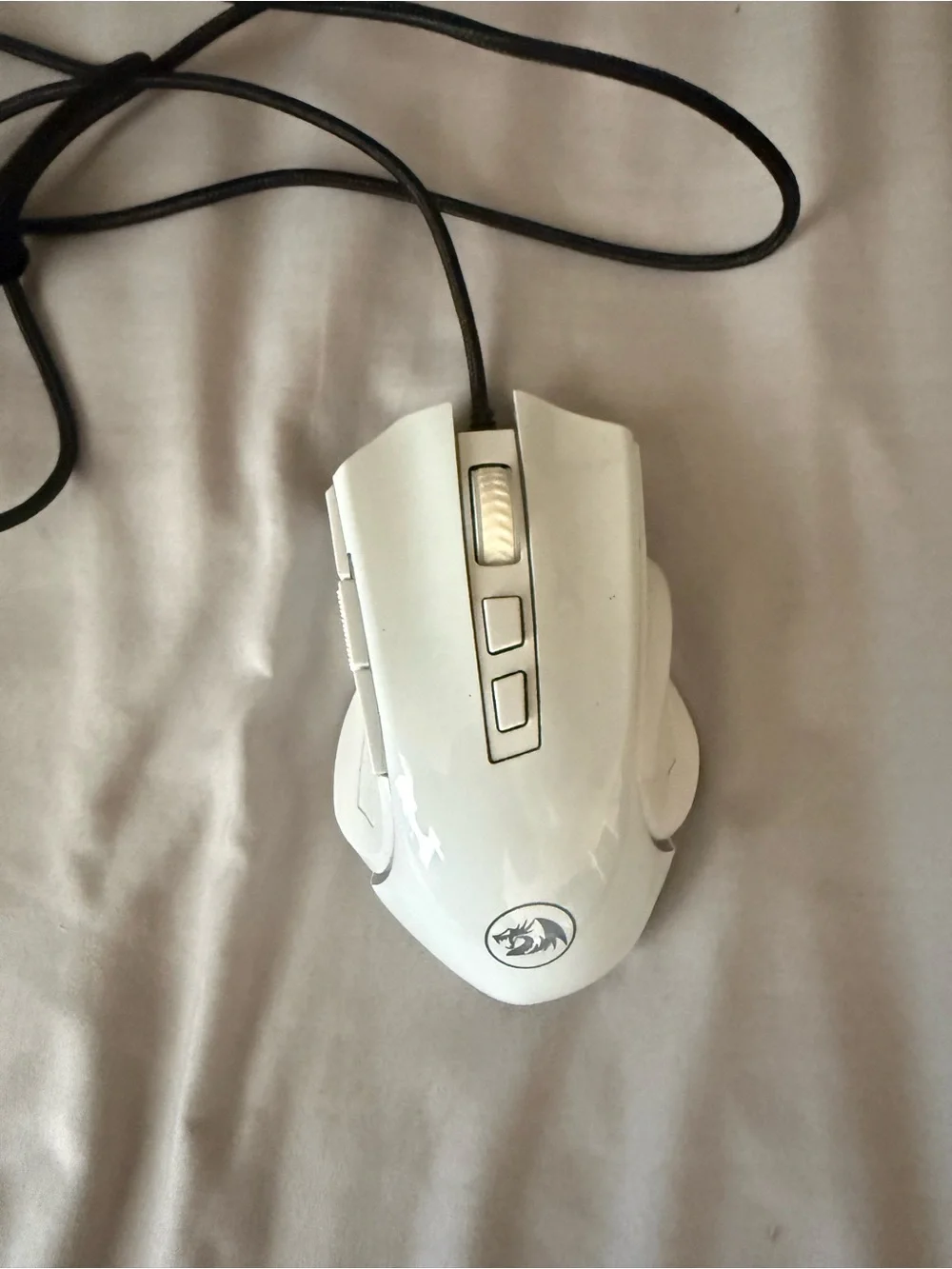 White Mechanical Keyboard and Mouse Combo